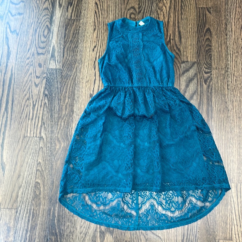 Teal dress